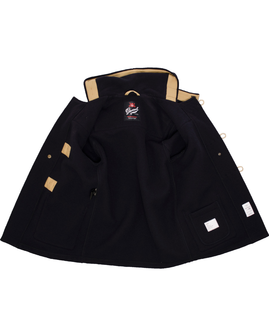 Heren | Jassen | Gloverall | Mid Length Montgomery Duffel Coat 3577 Navy