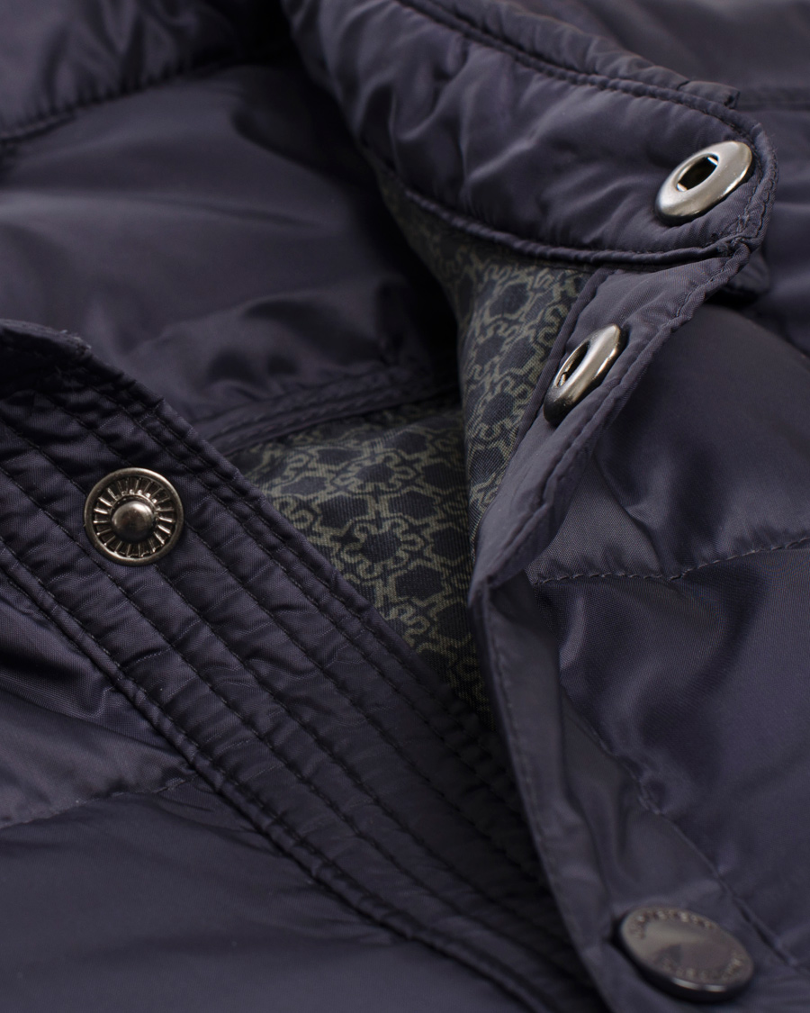 Heren | Jassen | J.Lindeberg | Lawler 46 Feather Nylon Quilted Jacket Dark Navy