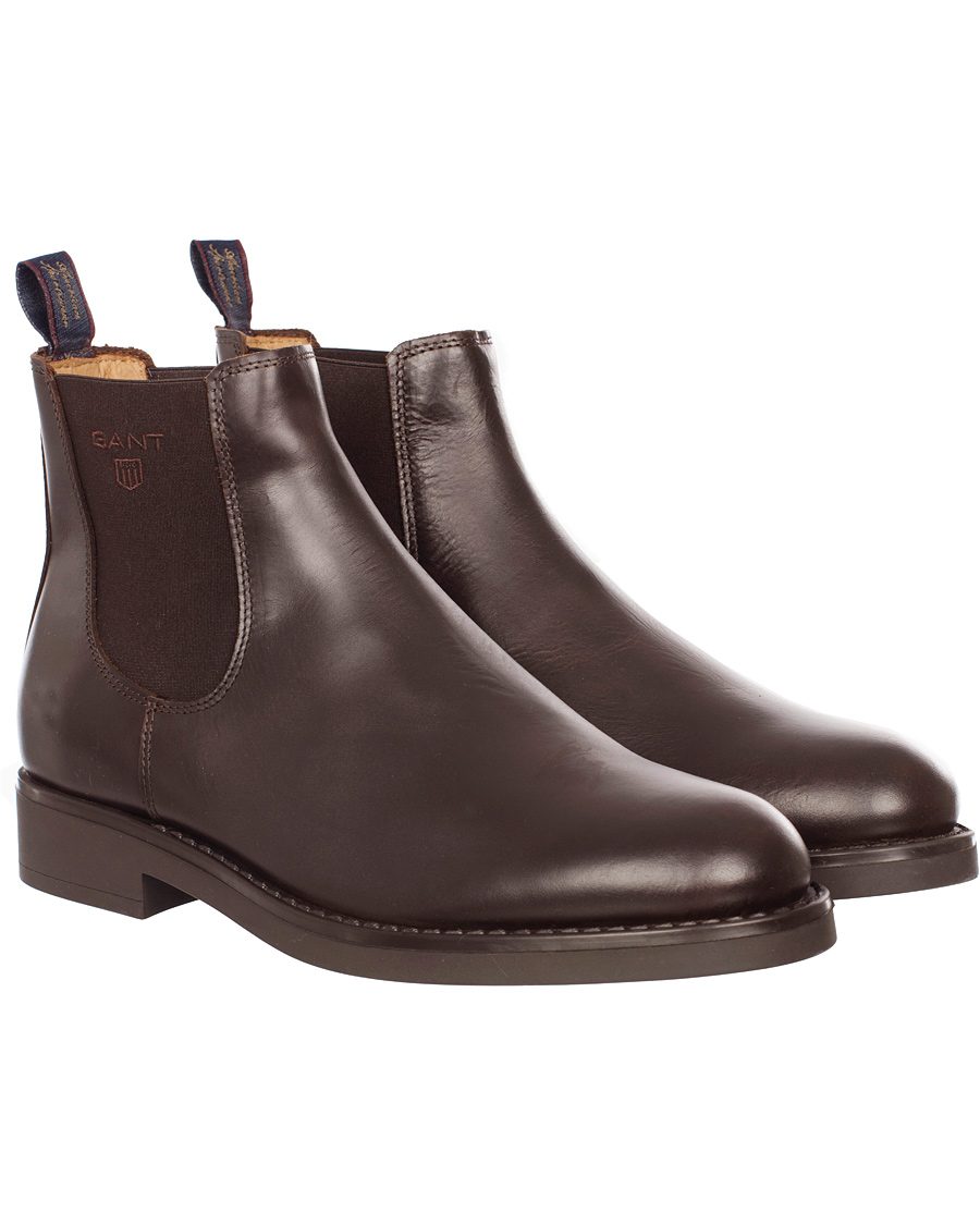Heren | GANT Oscar Chelsea Boot Calf Dark Brown | GANT | Oscar Chelsea Boot Calf Dark Brown