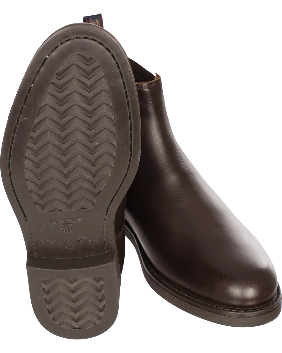 Heren | GANT Oscar Chelsea Boot Calf Dark Brown | GANT | Oscar Chelsea Boot Calf Dark Brown