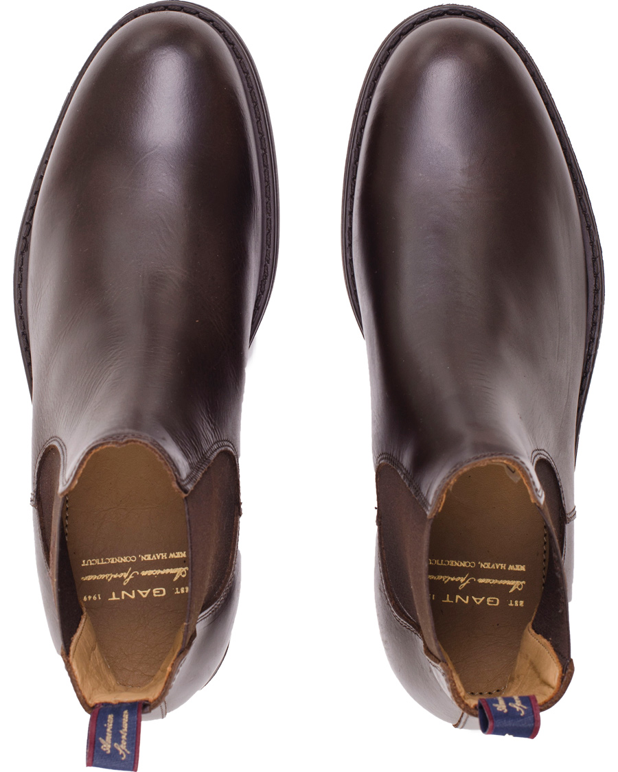 Heren | GANT Oscar Chelsea Boot Calf Dark Brown | GANT | Oscar Chelsea Boot Calf Dark Brown