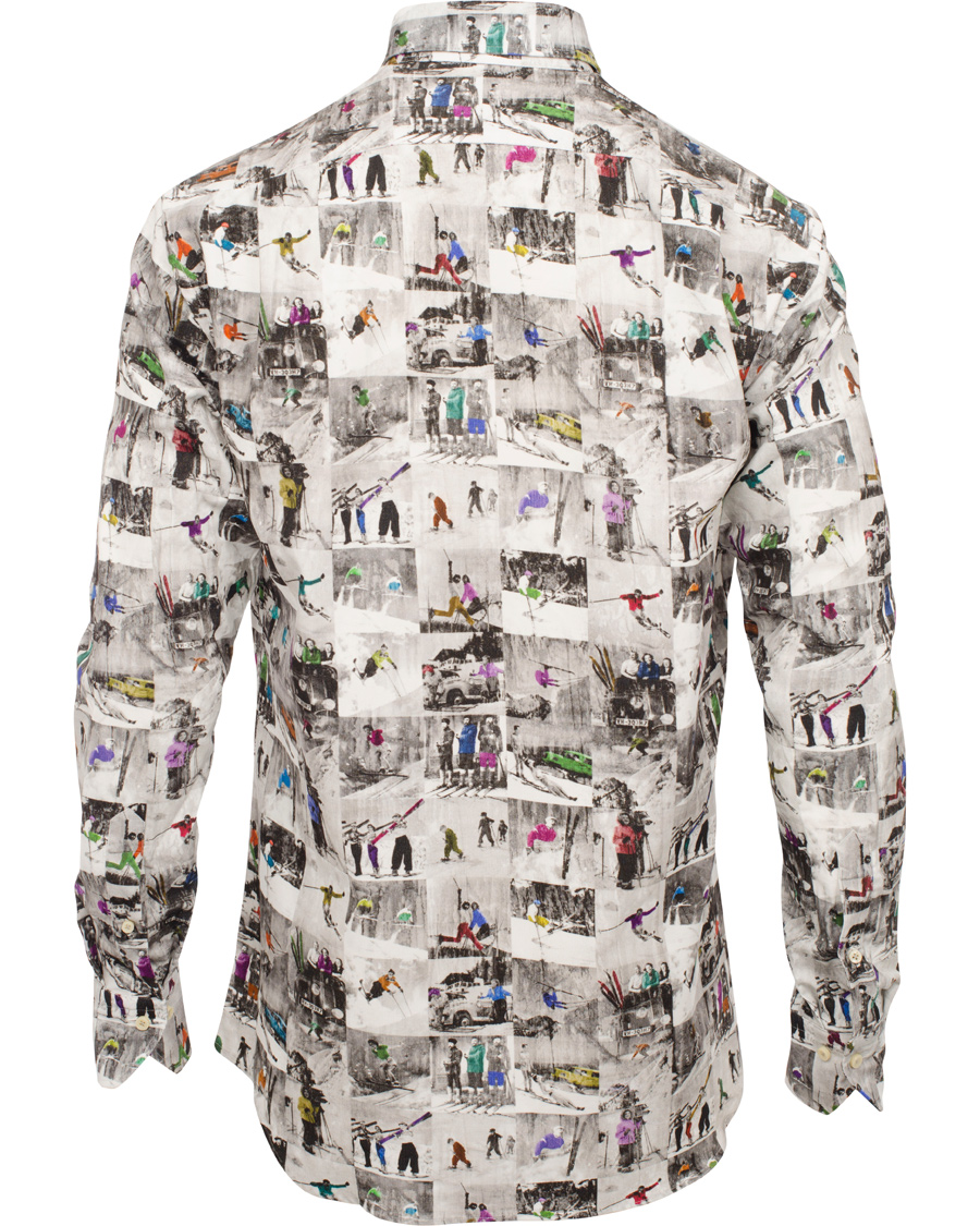 Heren | Overhemden | Stenströms | Fitted Body Baby Cord Shirt After Ski