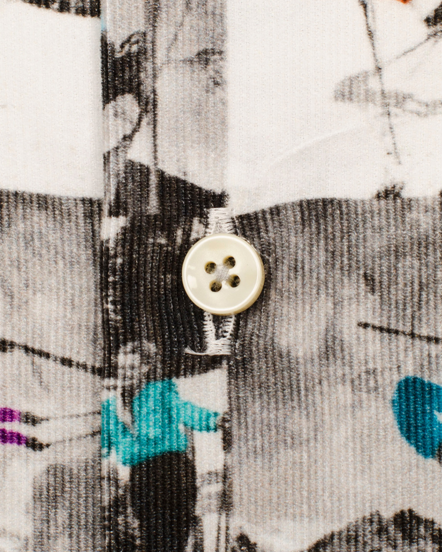 Heren | Overhemden | Stenströms | Fitted Body Baby Cord Shirt After Ski
