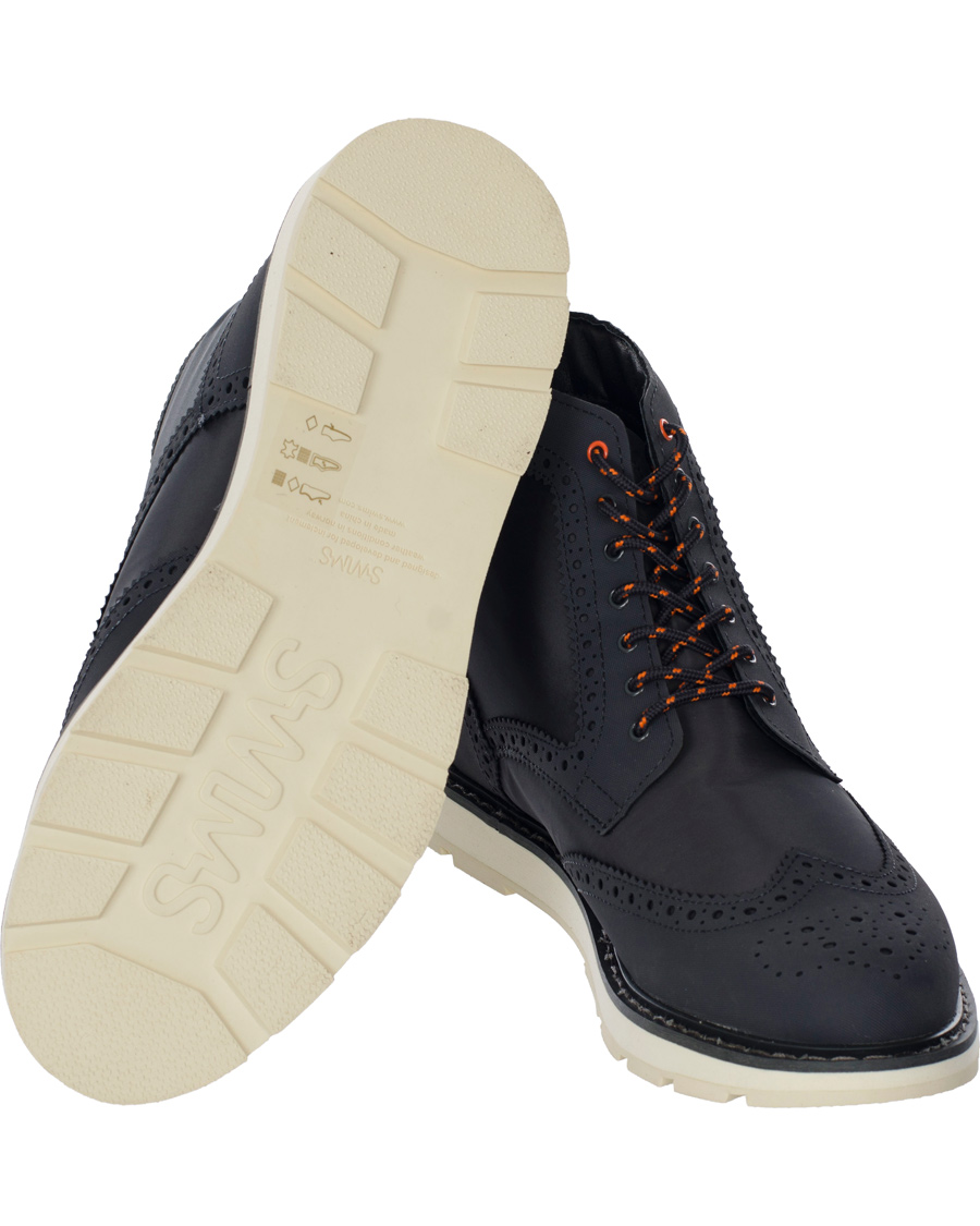 Heren | Swims Charles High Top Boot Gunsmoke/White | Swims | Charles High Top Boot Gunsmoke/White
