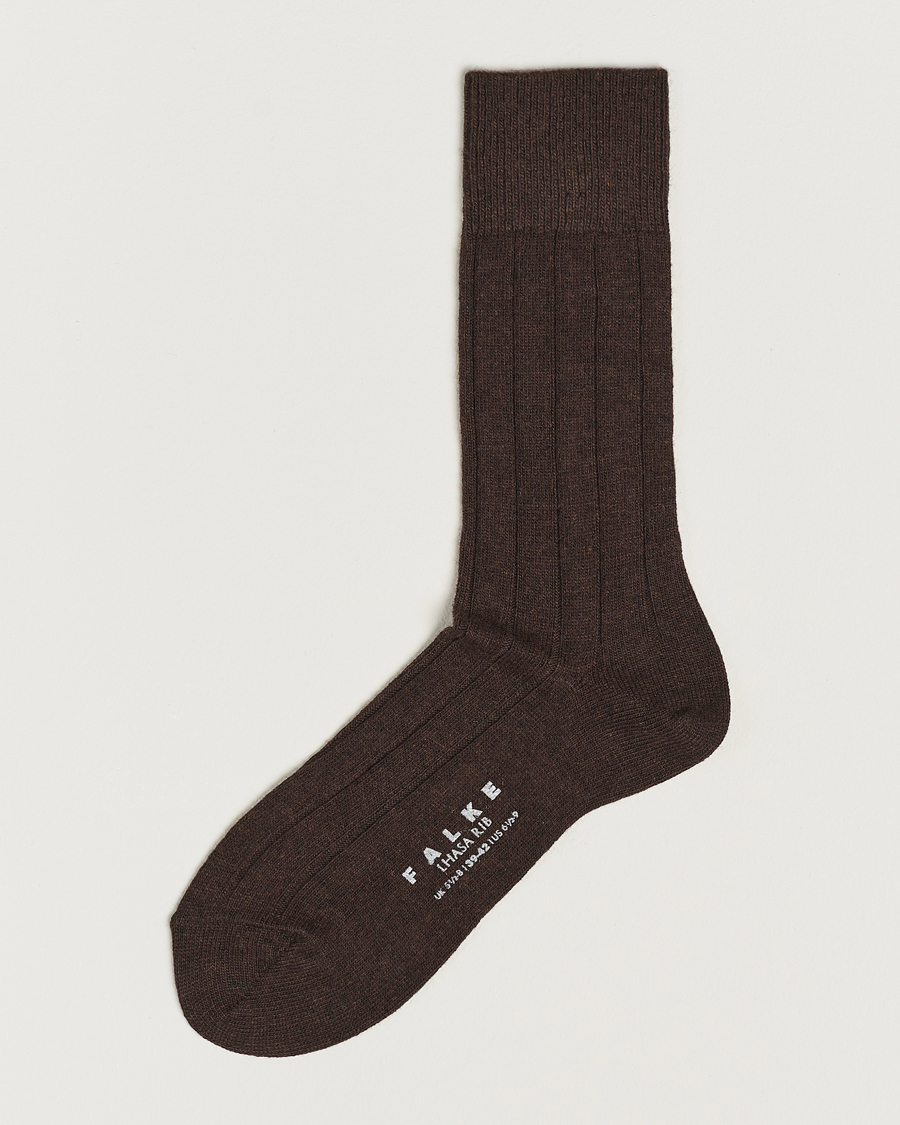 Heren | Ondergoed | Falke | Lhasa Cashmere Socks Brown