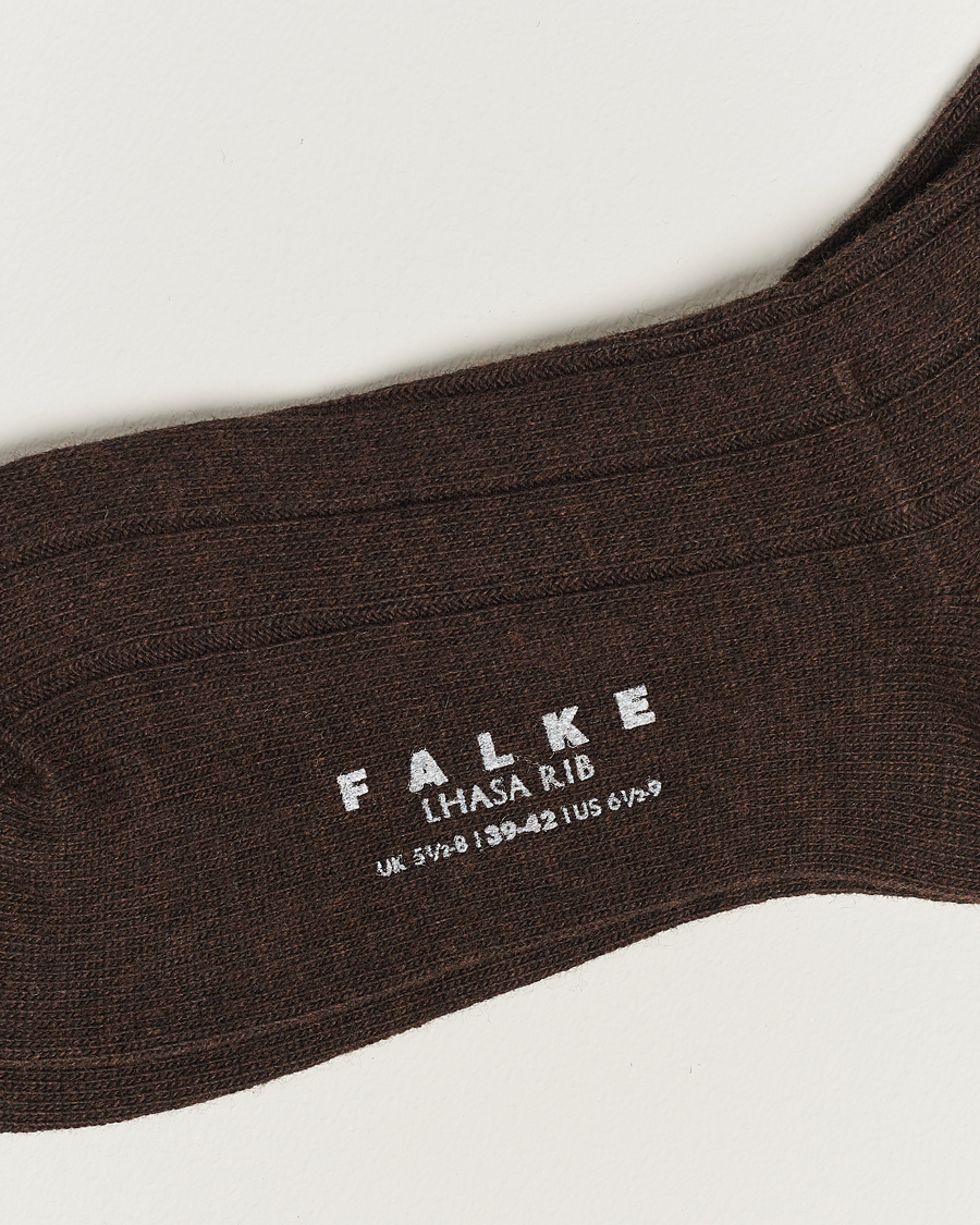 Heren |  | Falke | Lhasa Cashmere Socks Brown