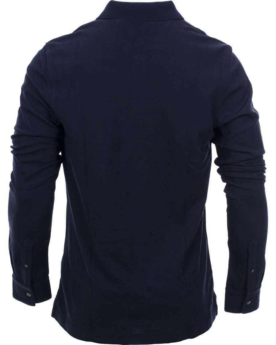Heren | Truien | Aquascutum | Long Sleeve Polo Navy