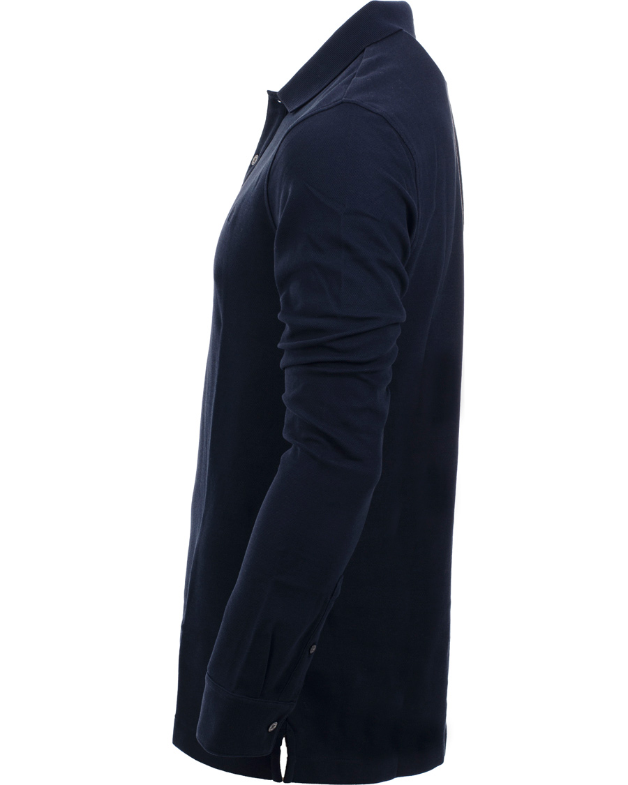 Heren | Truien | Aquascutum | Long Sleeve Polo Navy