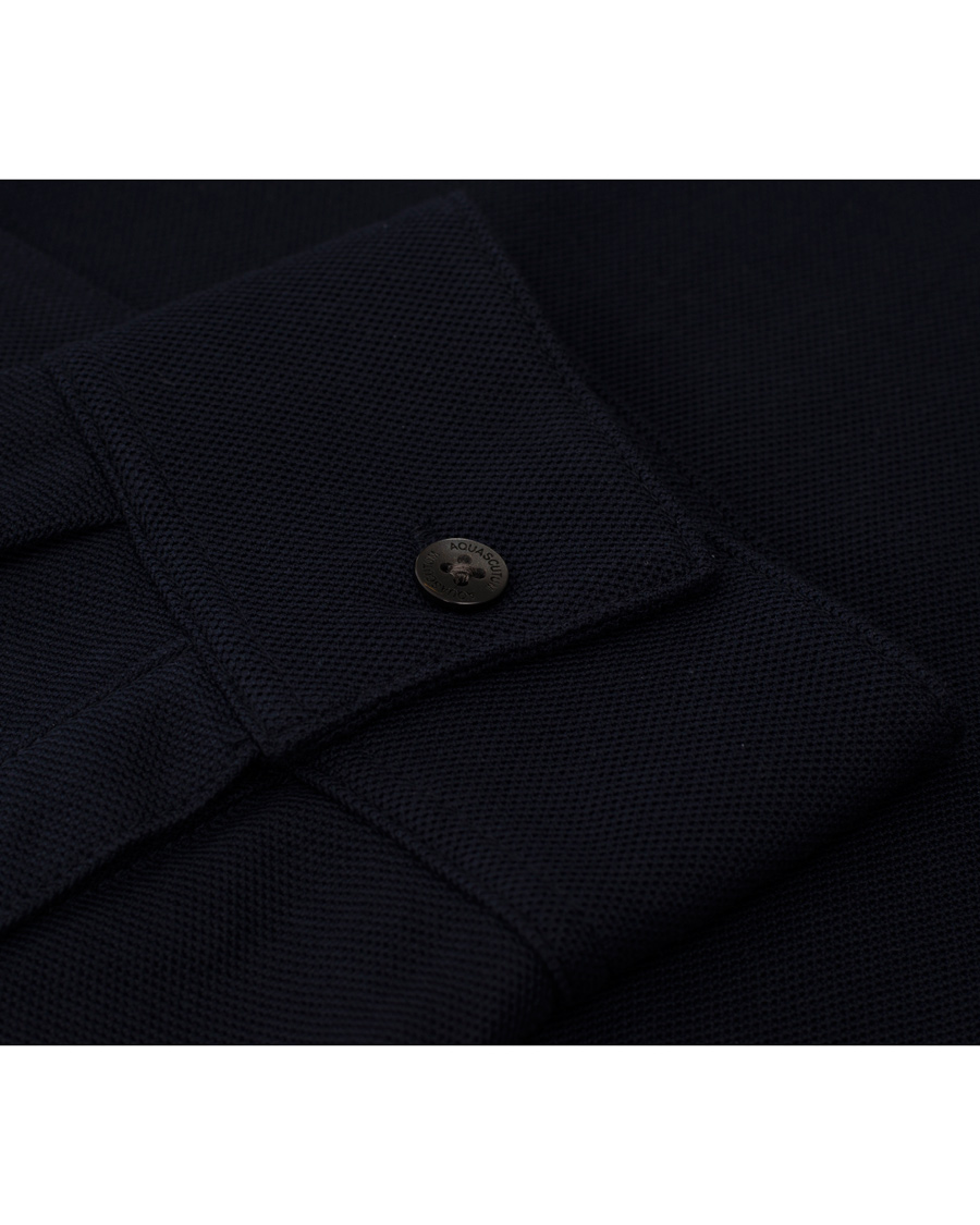 Heren | Truien | Aquascutum | Long Sleeve Polo Navy