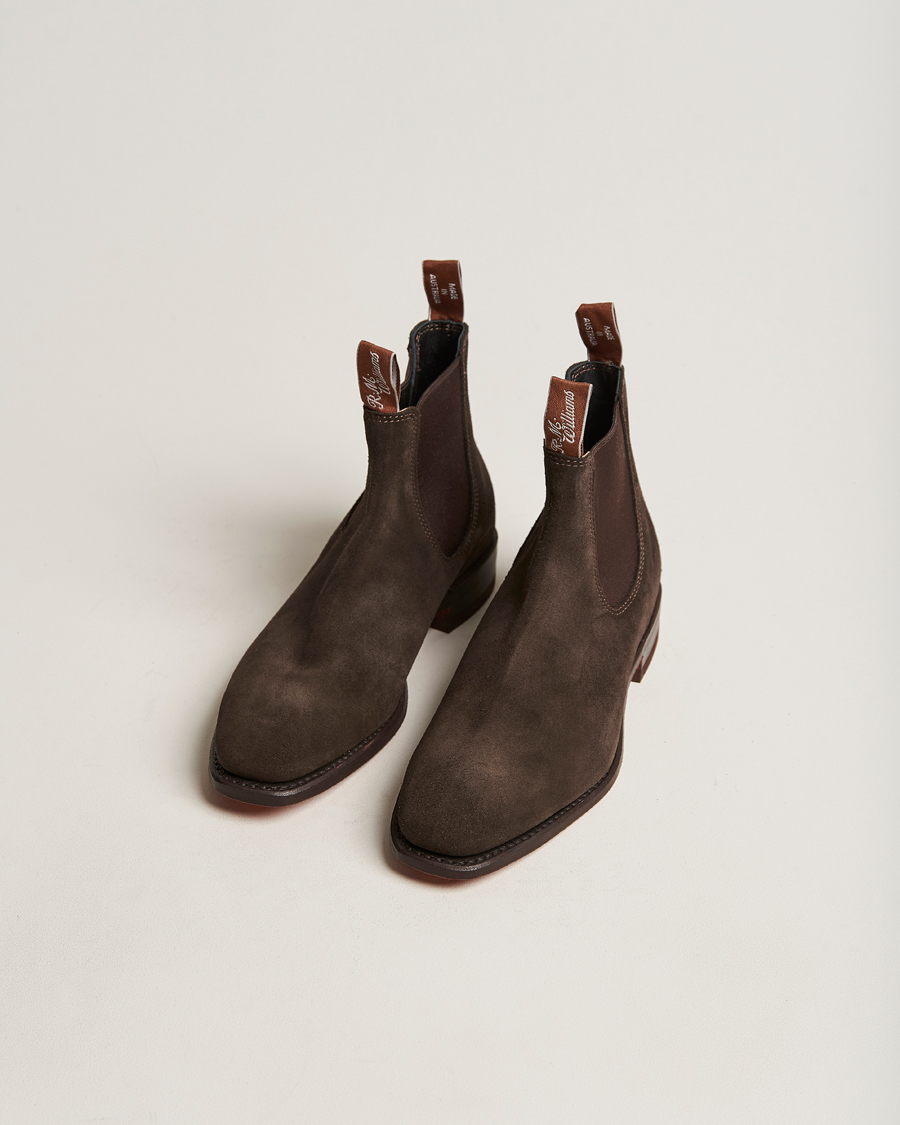 Heren | R.M.Williams Craftsman G Boot Suede Chocolate | R.M.Williams | Craftsman G Boot Suede Chocolate
