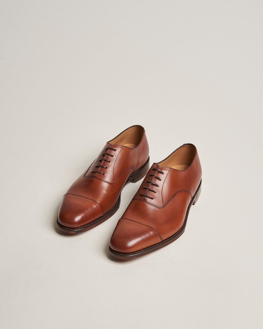 Heren | Handgjorda skor - Skoblockskampanj | Loake 1880 | Aldwych Oxford Mahogany Burnished Calf