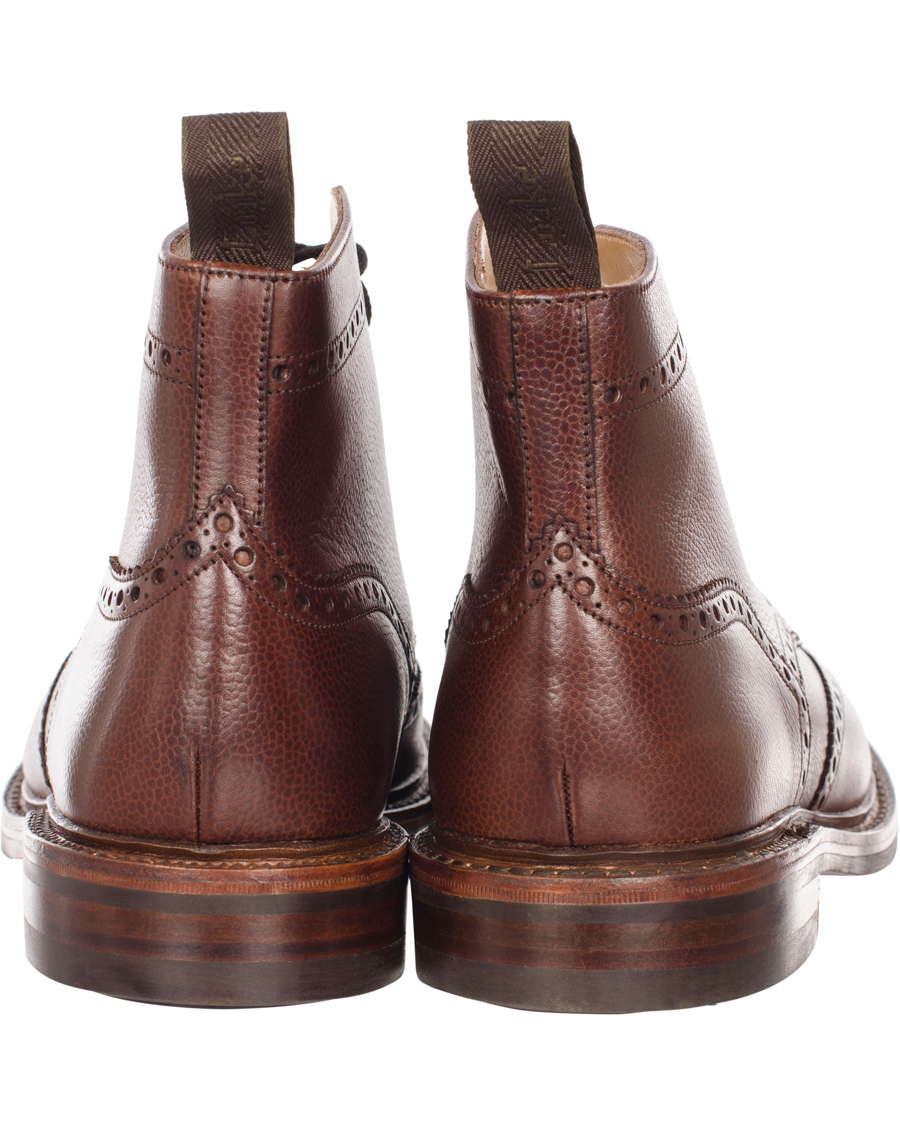 Heren | Loake 1880 Fairdford Brogue Boot Dark Brown Grain Calf | Loake 1880 | Fairdford Brogue Boot Dark Brown Grain Calf