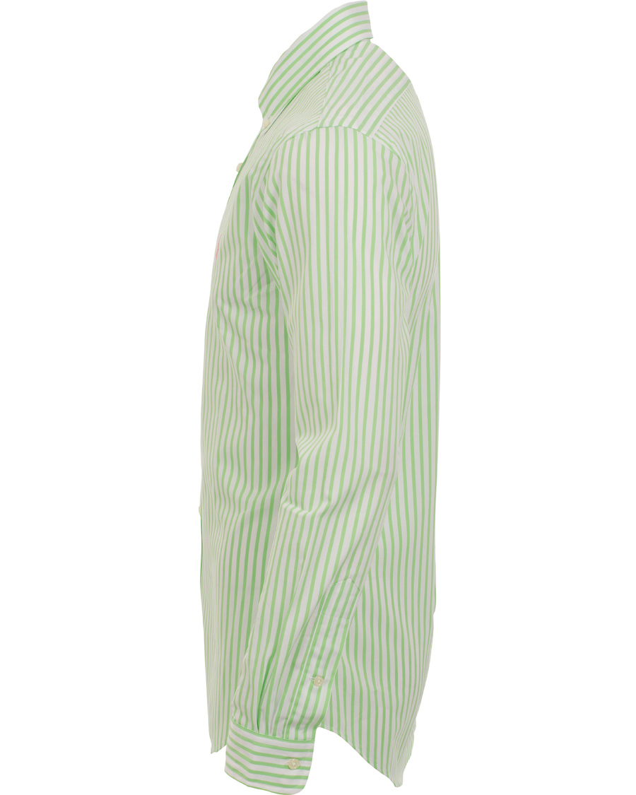 Heren | Overhemden | Polo Ralph Lauren | Slim Fit Poplin Stripe Shirt Lime/White