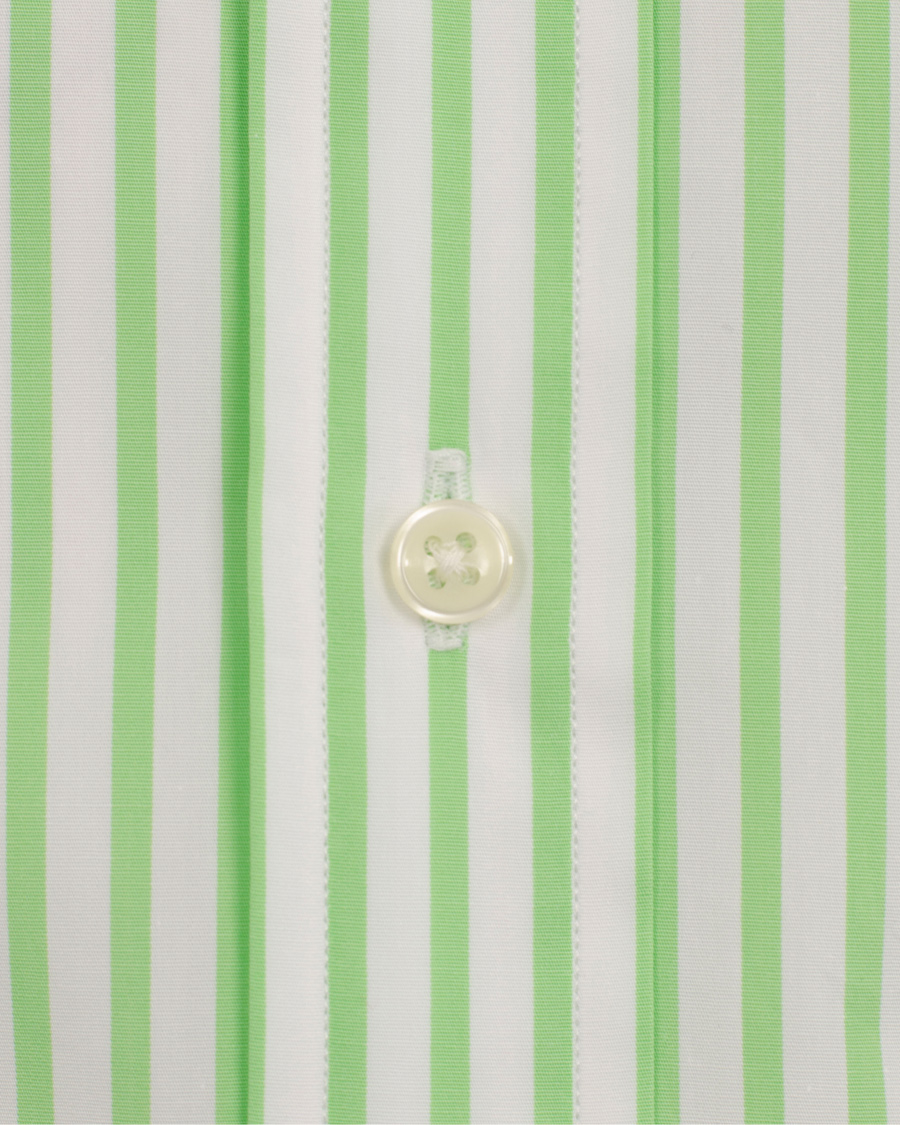 Heren | Overhemden | Polo Ralph Lauren | Slim Fit Poplin Stripe Shirt Lime/White
