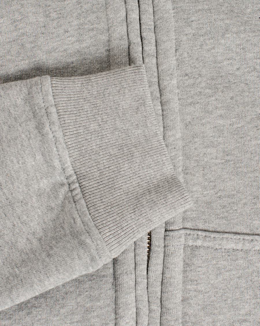 Heren | Truien | Henri-Lloyd | Henri Lloyd Hopton Hooded Full Zip Sweat Grey Marl
