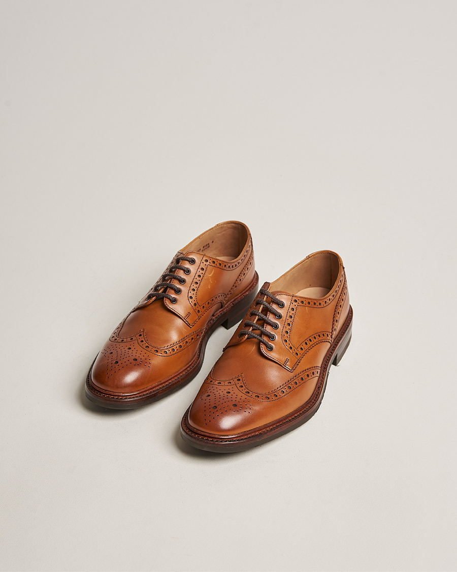 Heren | Handgemaakte schoenen | Loake 1880 | Chester Dainite Brogue Tan Burnished Calf