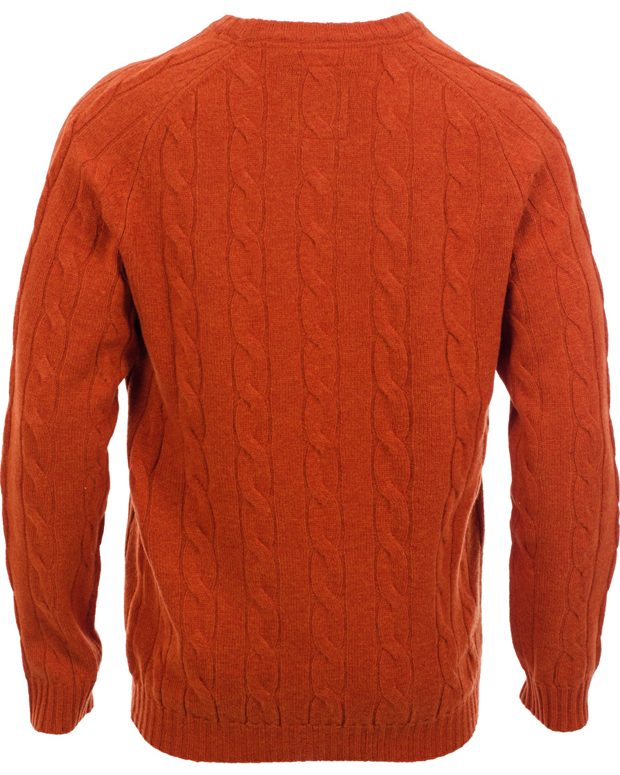 Heren | Truien | Lexington | Andrew Cable Roundneck Orange Ketchup