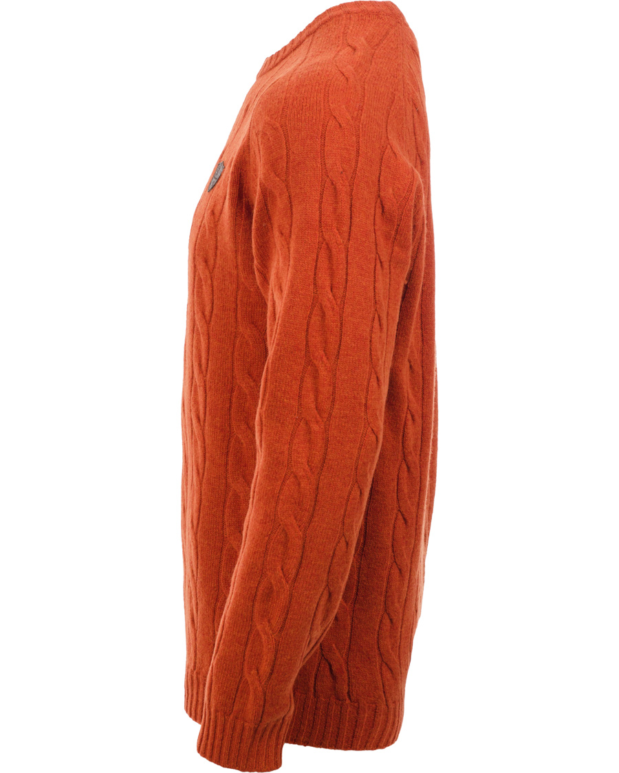 Heren | Truien | Lexington | Andrew Cable Roundneck Orange Ketchup