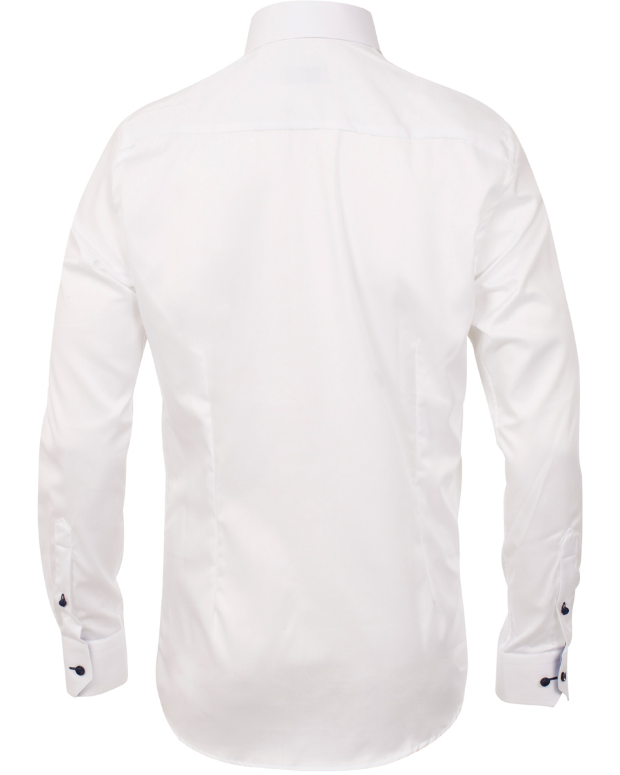 Heren | Overhemden | Eton | Slim Fit Holiday Shirt Red Ribbon White