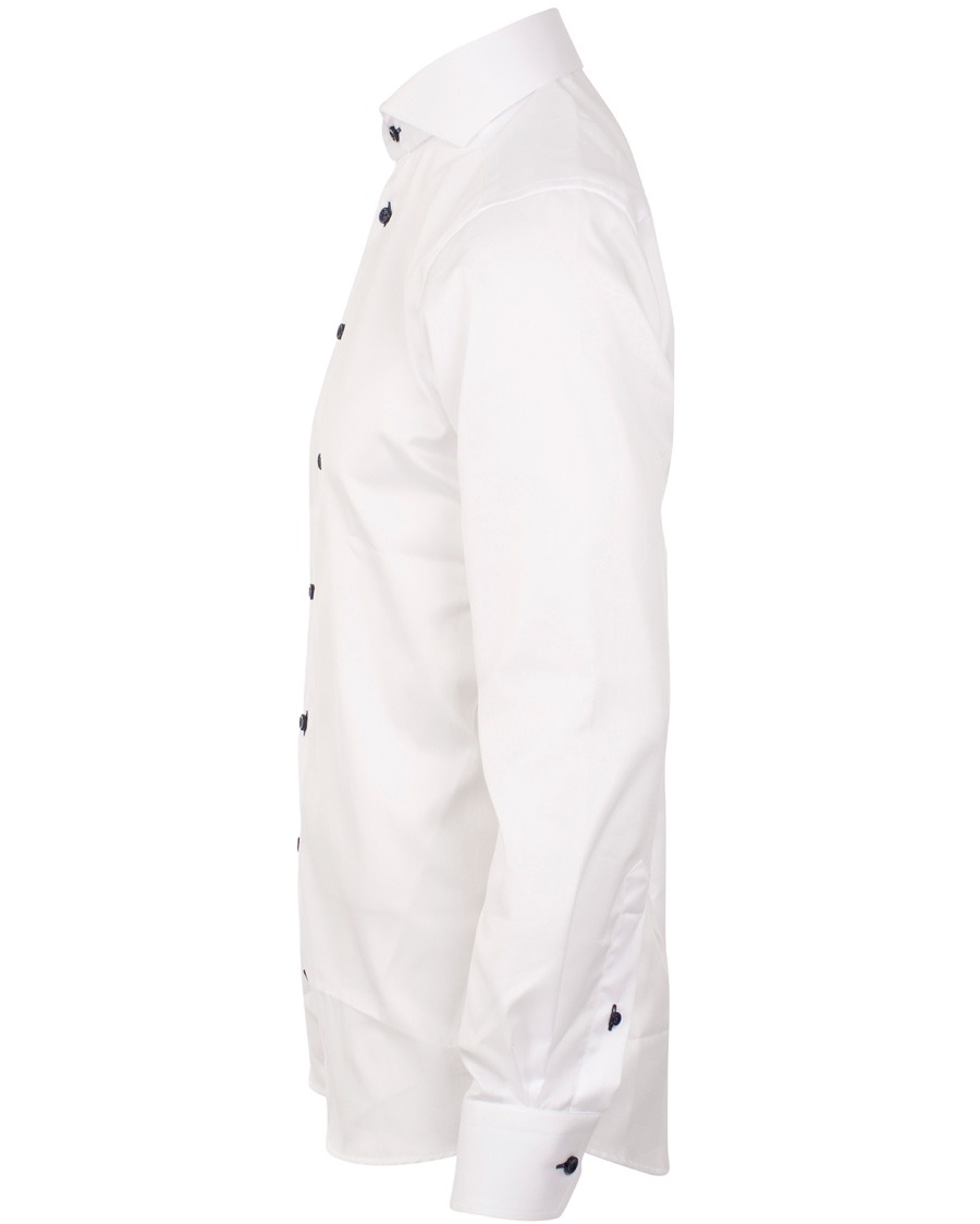 Heren | Overhemden | Eton | Slim Fit Holiday Shirt Red Ribbon White