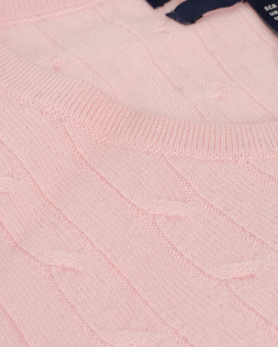 Heren | Truien | GANT | Woman Stretch Lambswool Cable Crew Nantucket Pink
