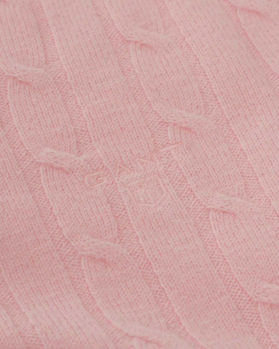 Heren | Truien | GANT | Woman Stretch Lambswool Cable Crew Nantucket Pink