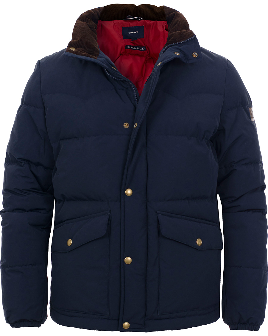 Heren | Jassen | GANT | The Yoker Down Jacket Dark Blue