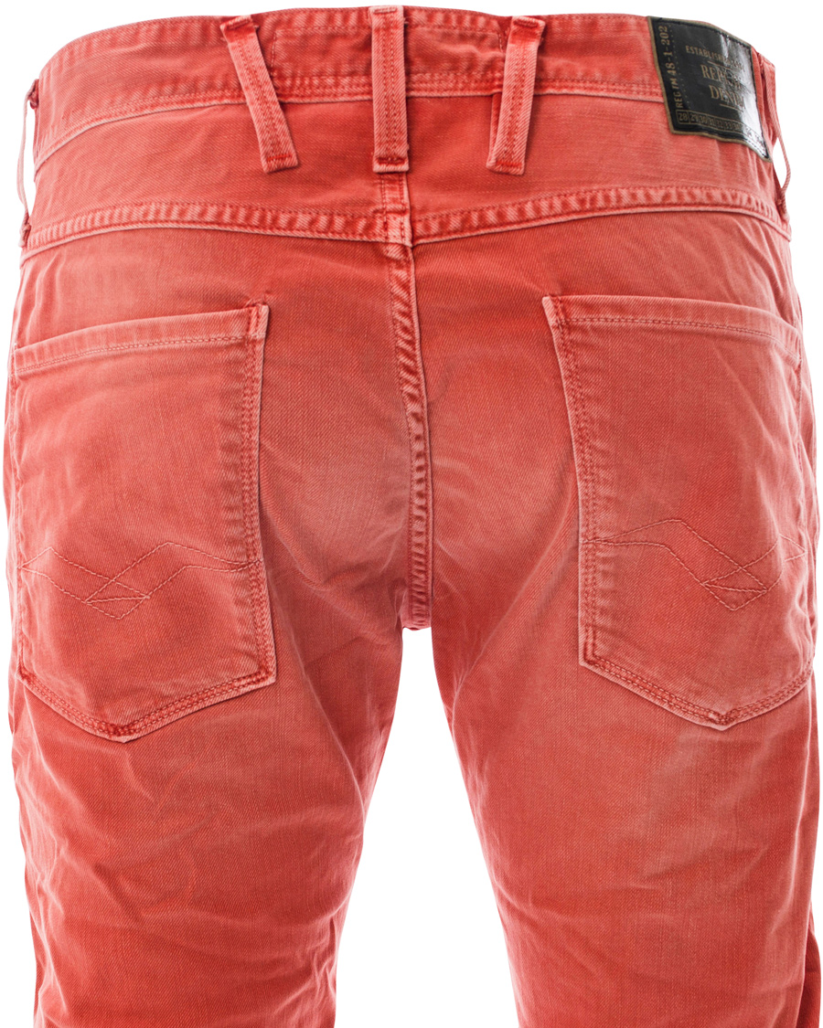Heren | Jeans | Replay | M914E Anbass Jeans Red