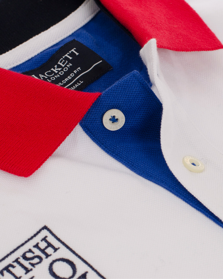 Heren | Polo's | Hackett | British Polo Day Great Britain Piké White