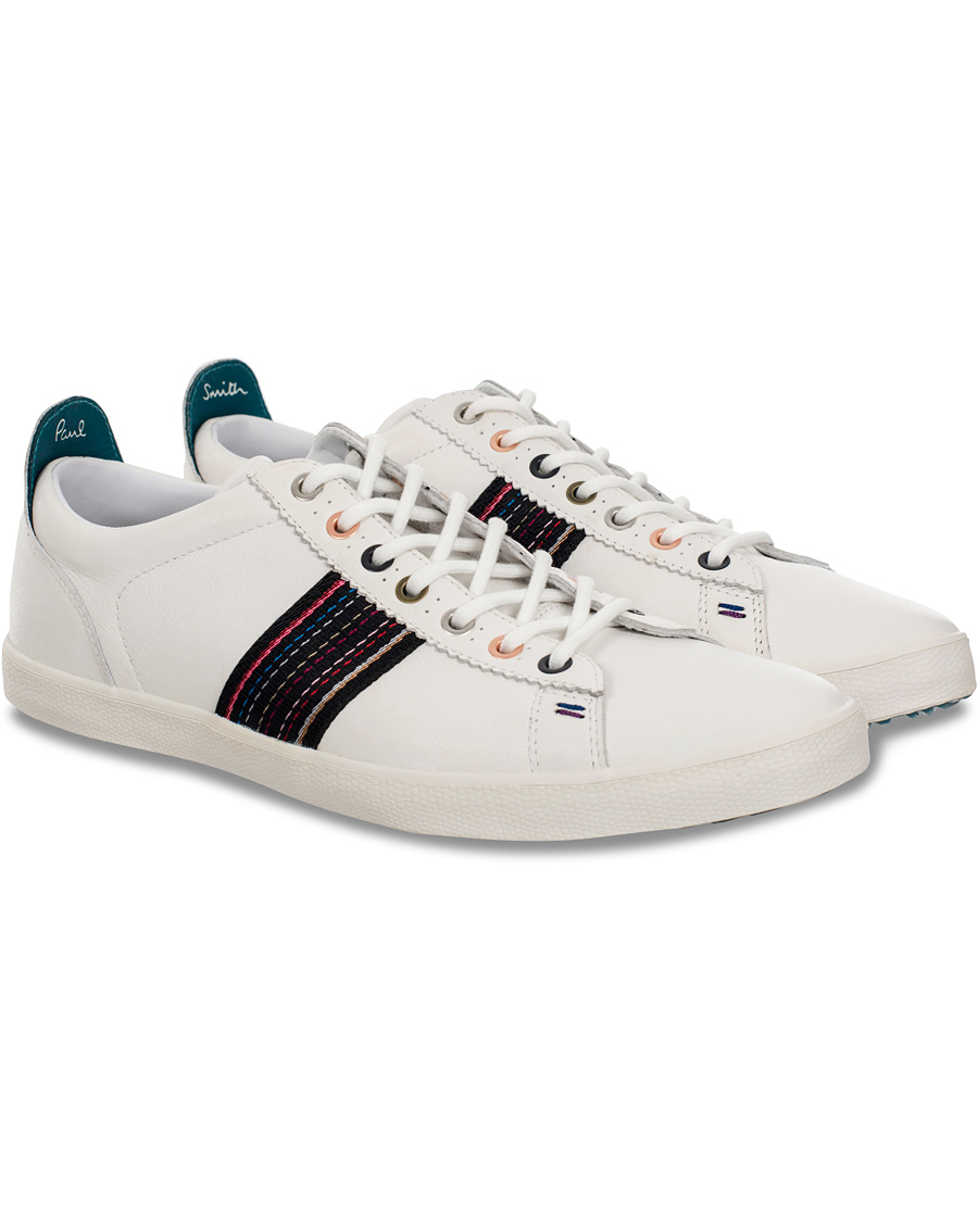 Heren | Paul Smith Shoe Osmo Sneaker White Mono Lux | Paul Smith Shoe | Osmo Sneaker White Mono Lux