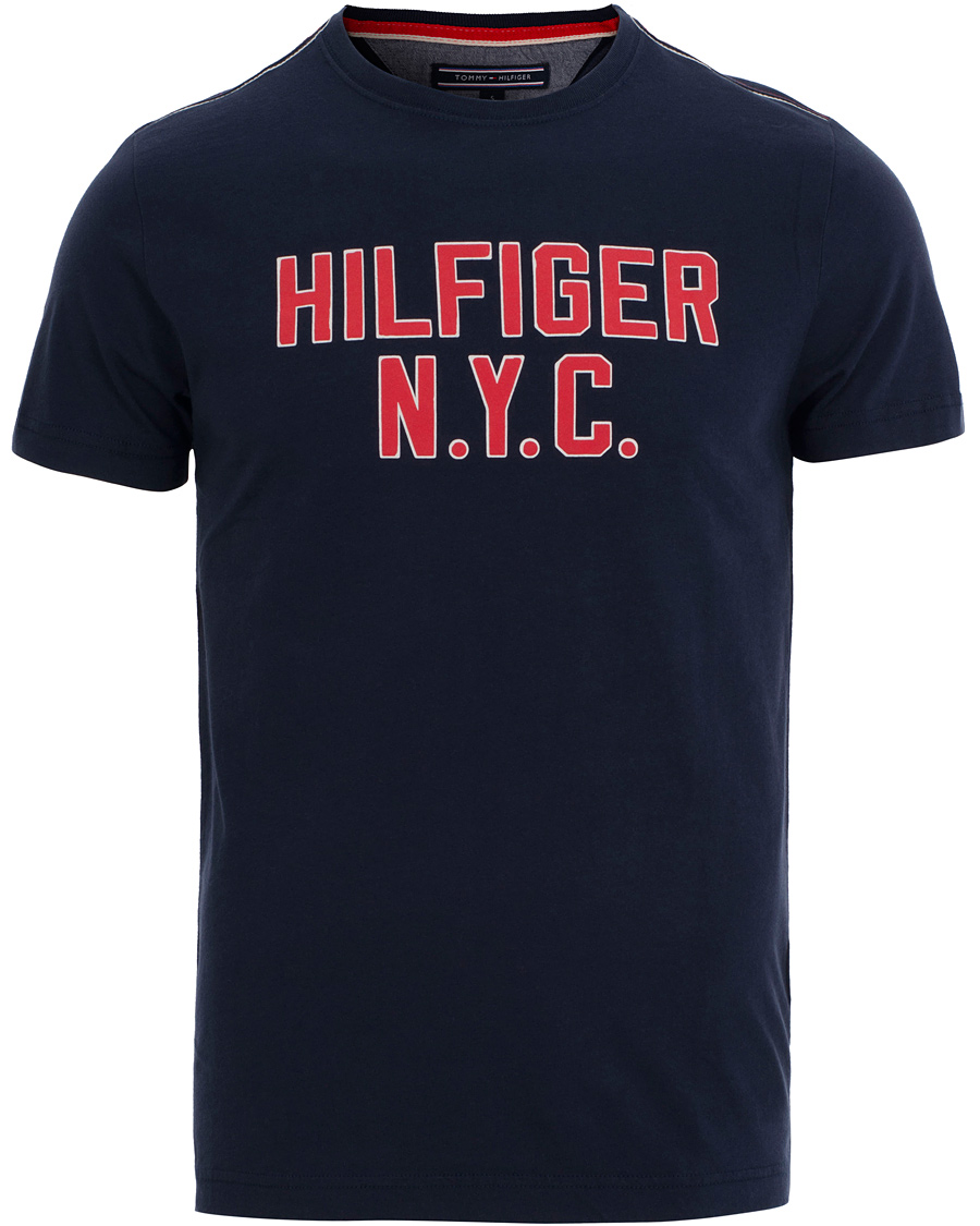 Heren | T-shirts | Tommy Hilfiger | Johnny Regular Fit Tee Navy Blazer