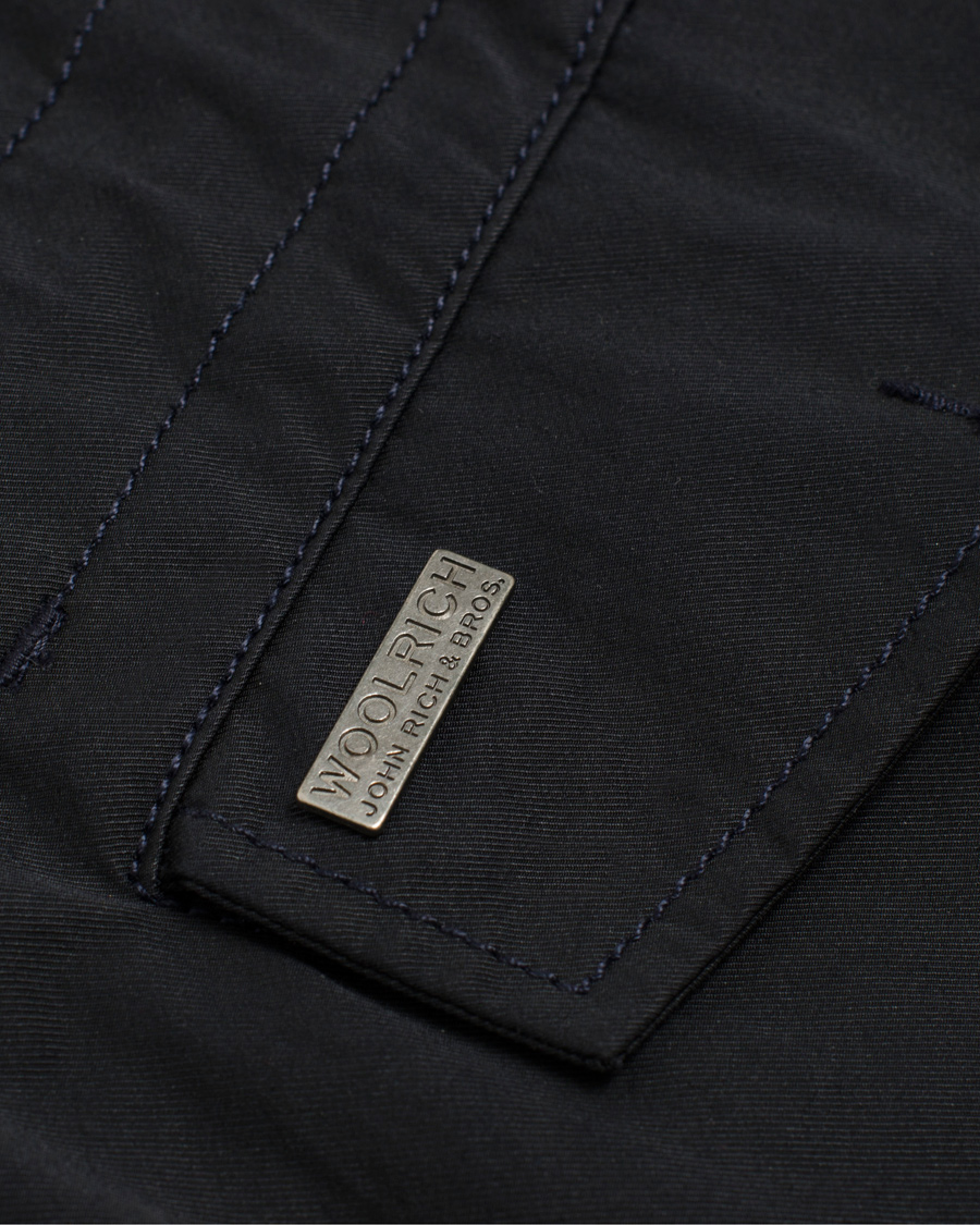 Heren | Jassen | Woolrich | Premium Twill Field Jacket Classic Navy
