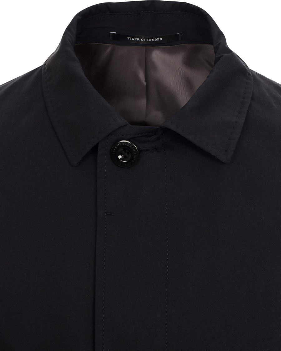 Heren | Jassen | Tiger of Sweden | Bruiser 7 Car Coat Marine