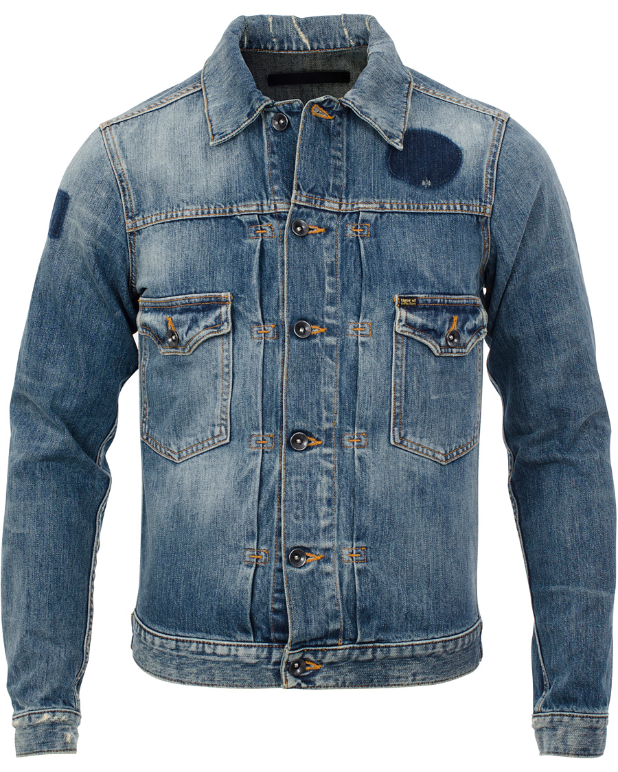 Heren | Jassen | Tiger of Sweden Jeans | Gecko Jeans Jacket Laundry Blue