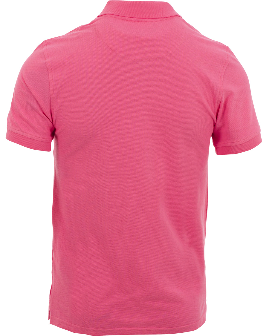 Heren | Polo's | Lyle & Scott | Plain Pique Polo Shirt Hot Pink
