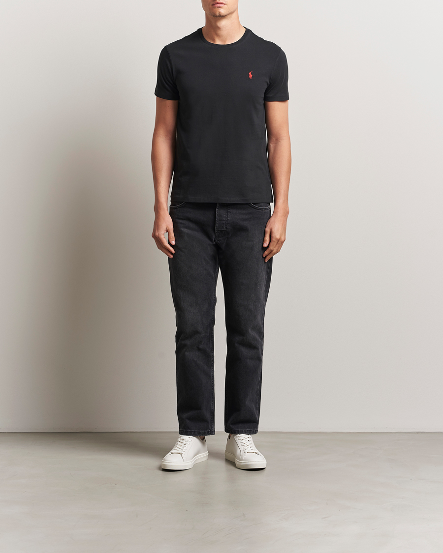 Heren | T-shirts | Polo Ralph Lauren | Custom Slim Fit Tee RL Black