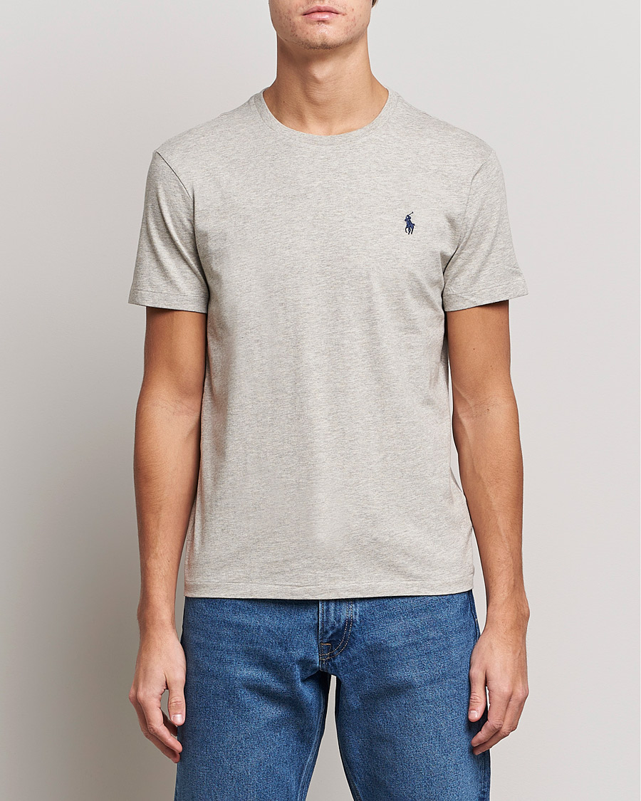 Heren | T-shirts | Polo Ralph Lauren | Custom Slim Fit Tee New Grey Heather