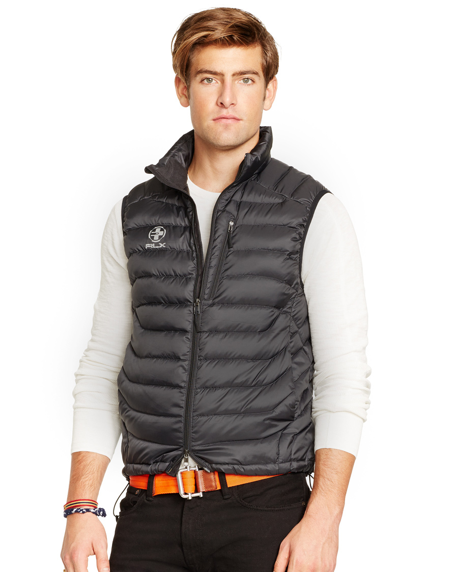 Heren | Jassen | Polo Ralph Lauren | Aerial Down RLX Vest Polo Black