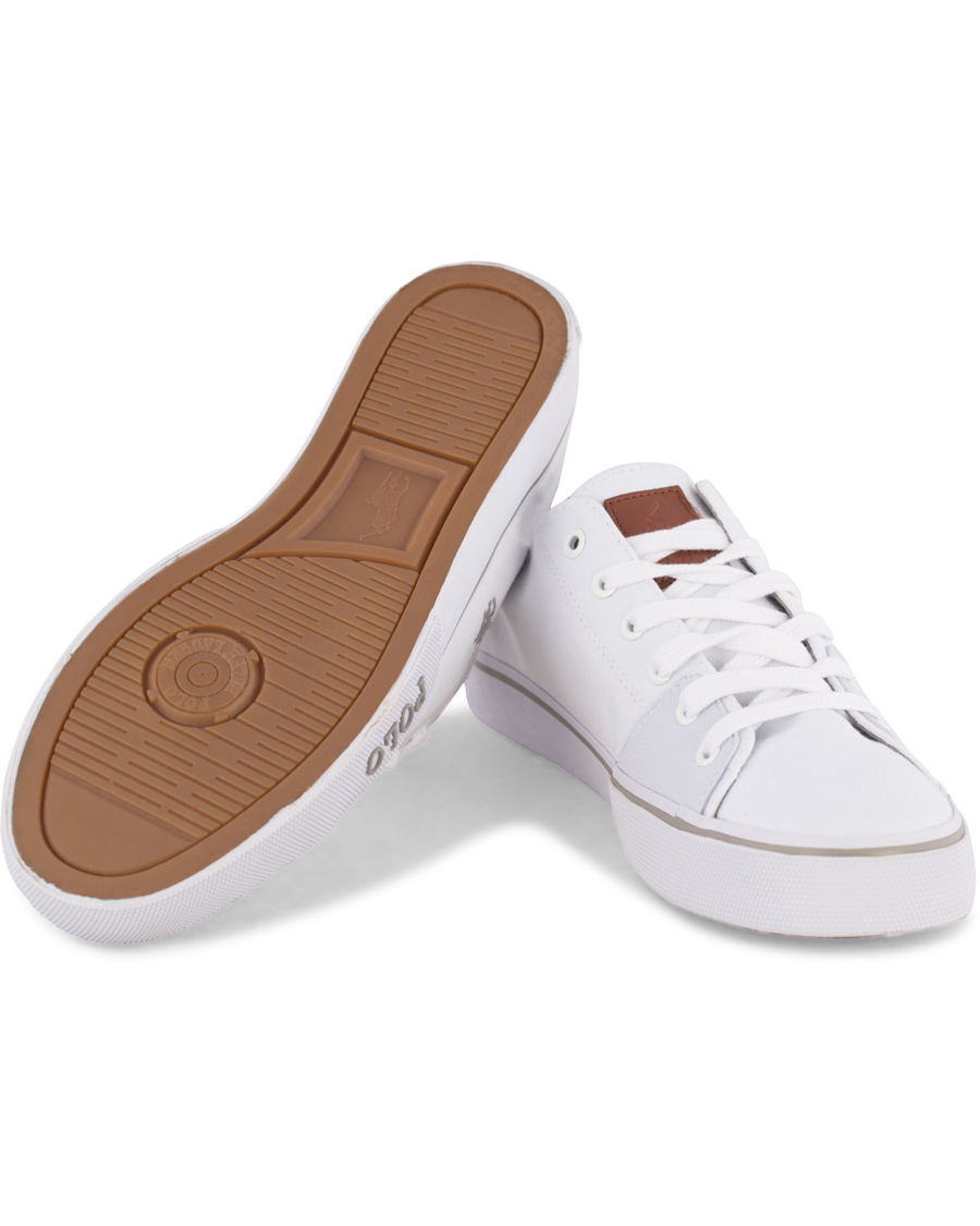 Heren | Polo Ralph Lauren Cantor Low Sneaker Pure White | Polo Ralph Lauren | Cantor Low Sneaker Pure White