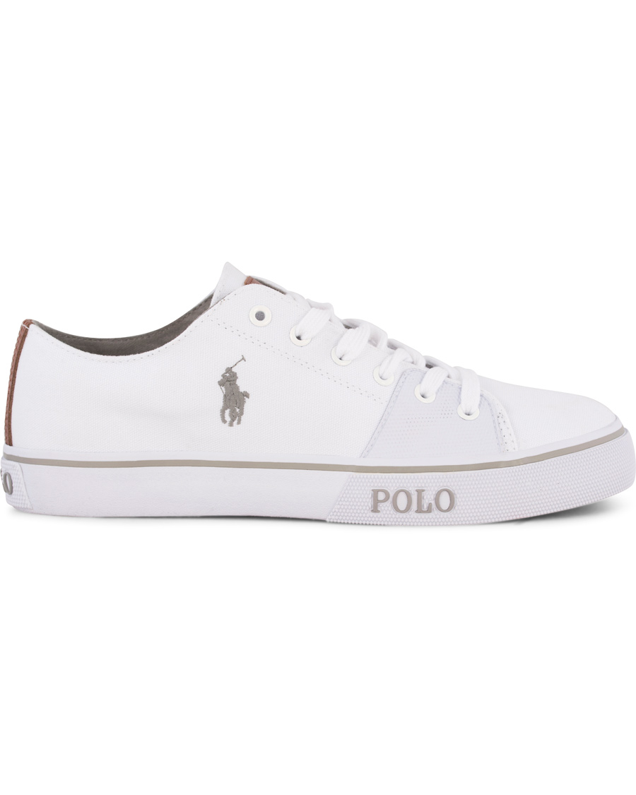 Heren | Polo Ralph Lauren Cantor Low Sneaker Pure White | Polo Ralph Lauren | Cantor Low Sneaker Pure White