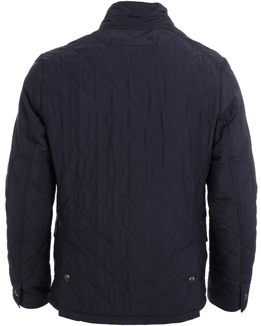 Heren | Jassen | GANT | The Central Park Quilted Jacket Air Force Blue