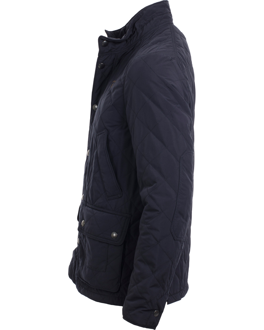 Heren | Jassen | GANT | The Central Park Quilted Jacket Air Force Blue