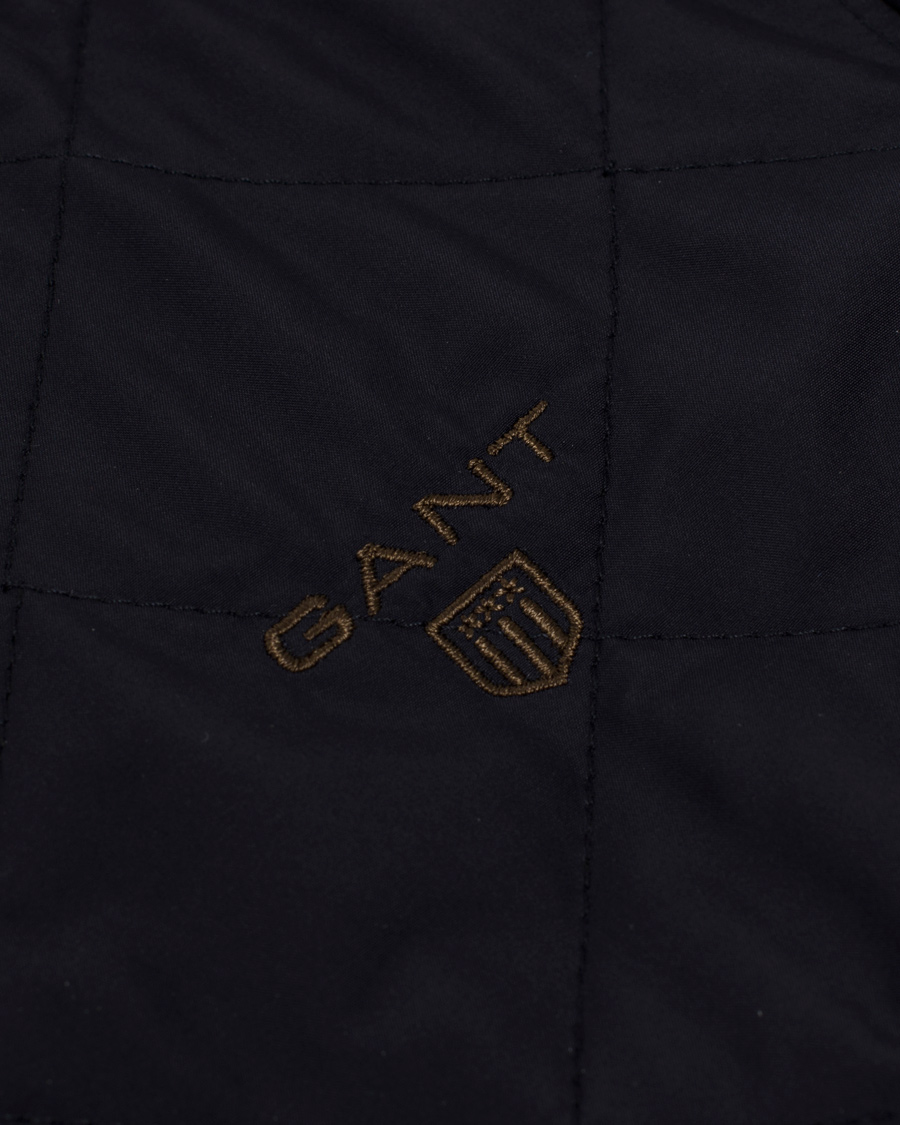 Heren | Jassen | GANT | The Central Park Quilted Jacket Air Force Blue