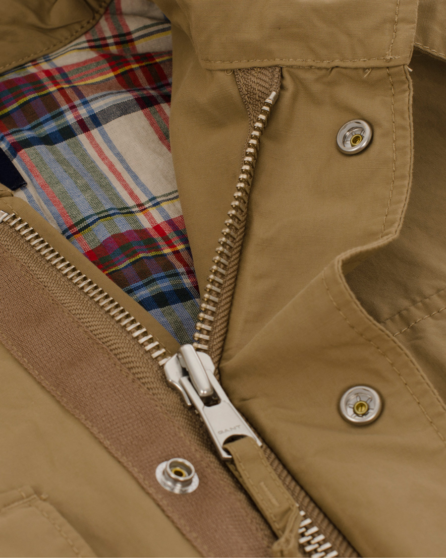 Heren | Jassen | GANT | The Trooper Jacket Safari Khaki