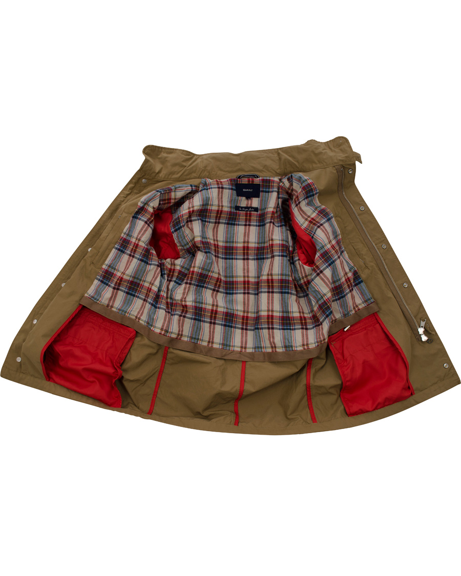 Heren | Jassen | GANT | The Trooper Jacket Safari Khaki