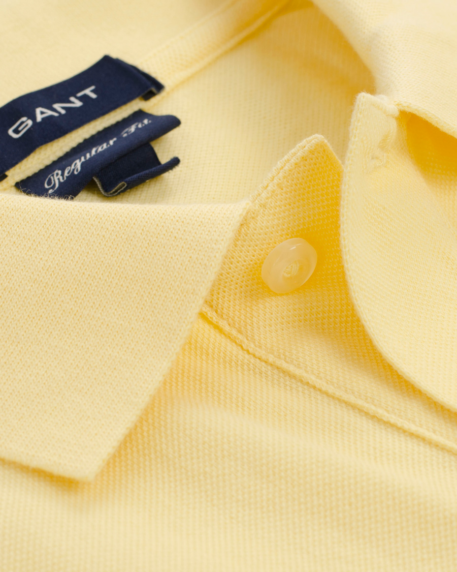 Heren | Polo's | GANT | Solid Pique Lemon