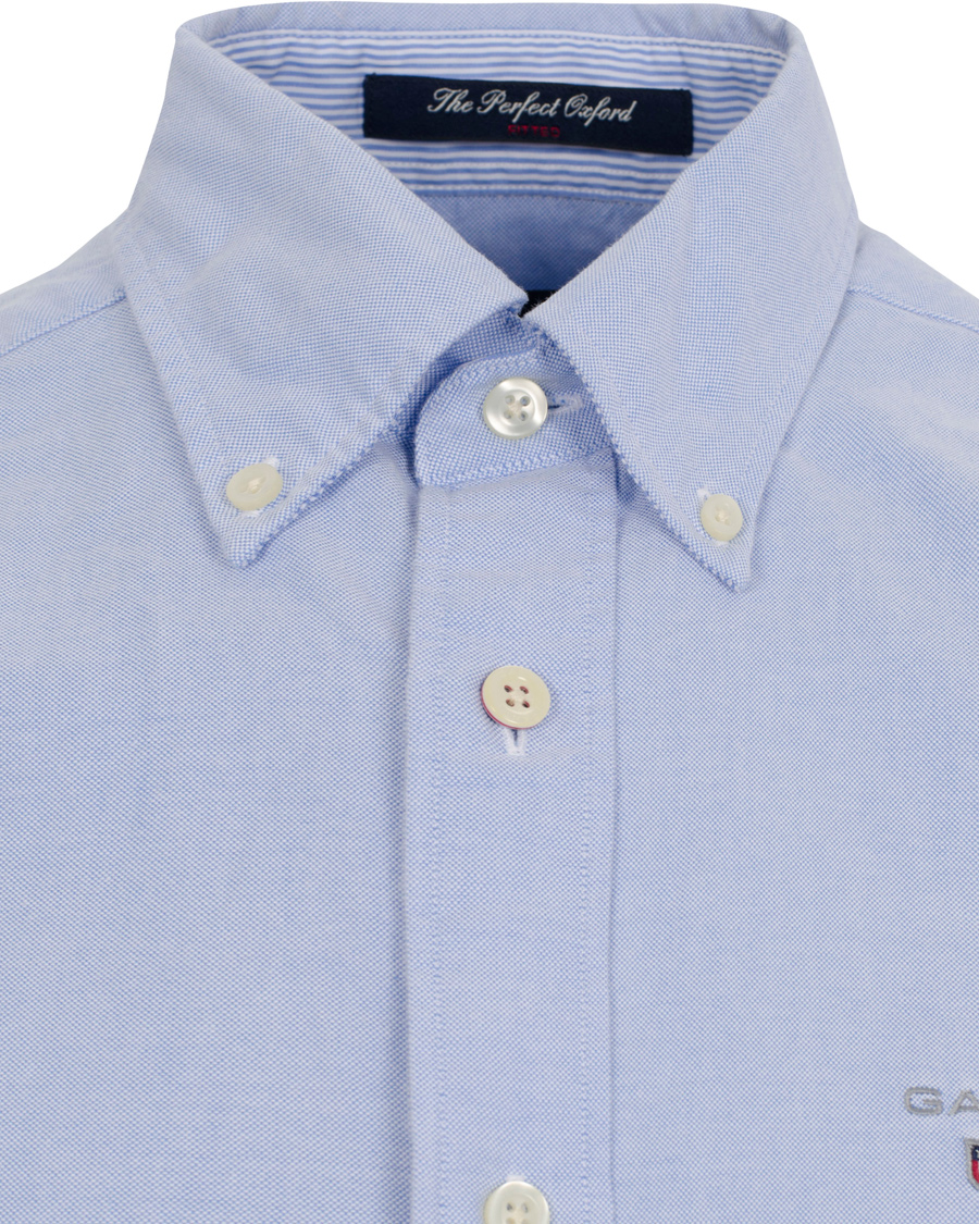 Heren | Overhemden | GANT | The Perfect Oxford Shirt Fitted Body Capri Blue