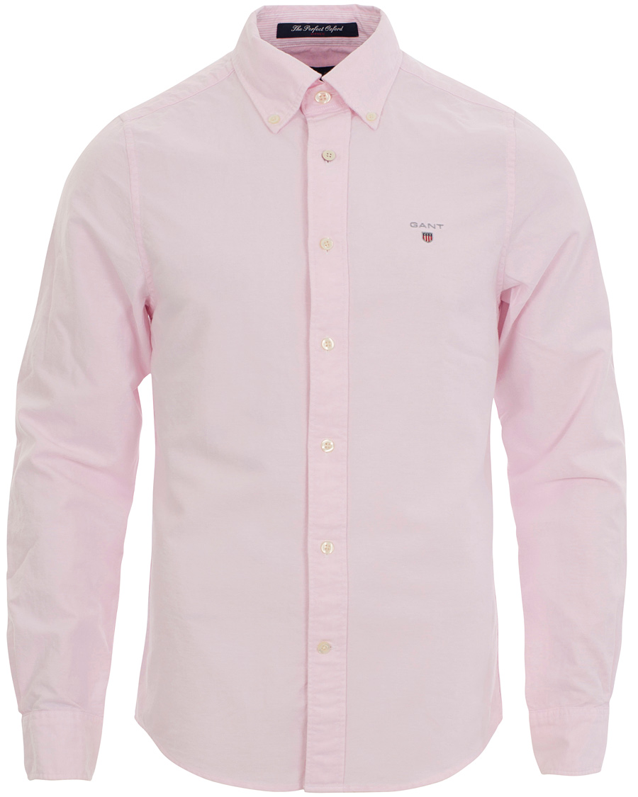 Heren | Overhemden | GANT | The Perfect Oxford Shirt Fitted Body Pastel Pink