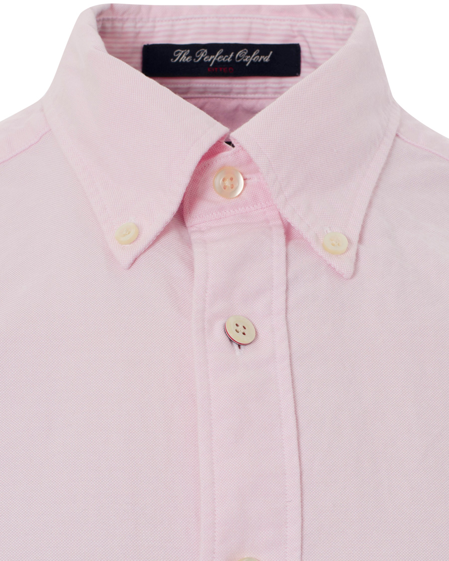 Heren | Overhemden | GANT | The Perfect Oxford Shirt Fitted Body Pastel Pink