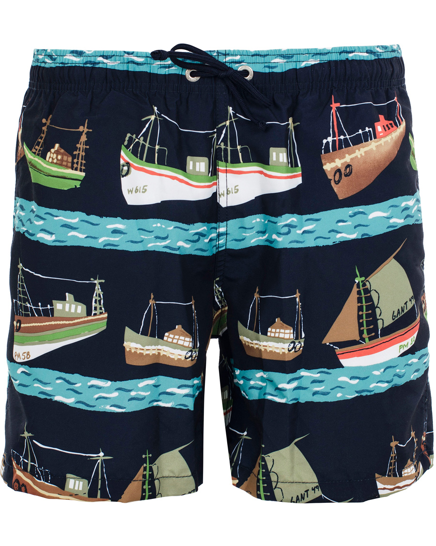 Heren | Zwembroek | GANT | Vintage Sailrace Swim Boxer Classic Blue